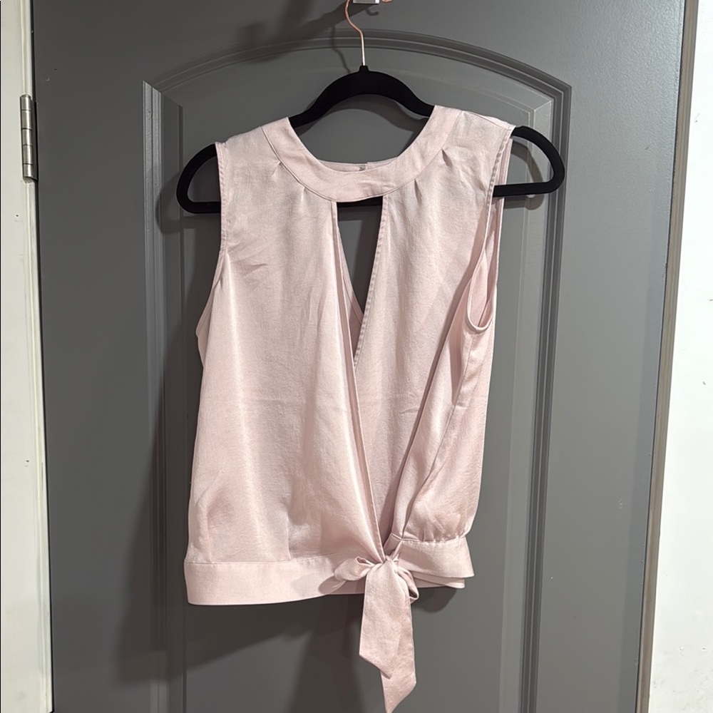 Elegant Pink Sleeveless Top